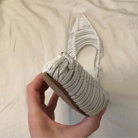 Jeffrey Campbell White Leather Myron Pointed toe flats - Picture 7 of 10